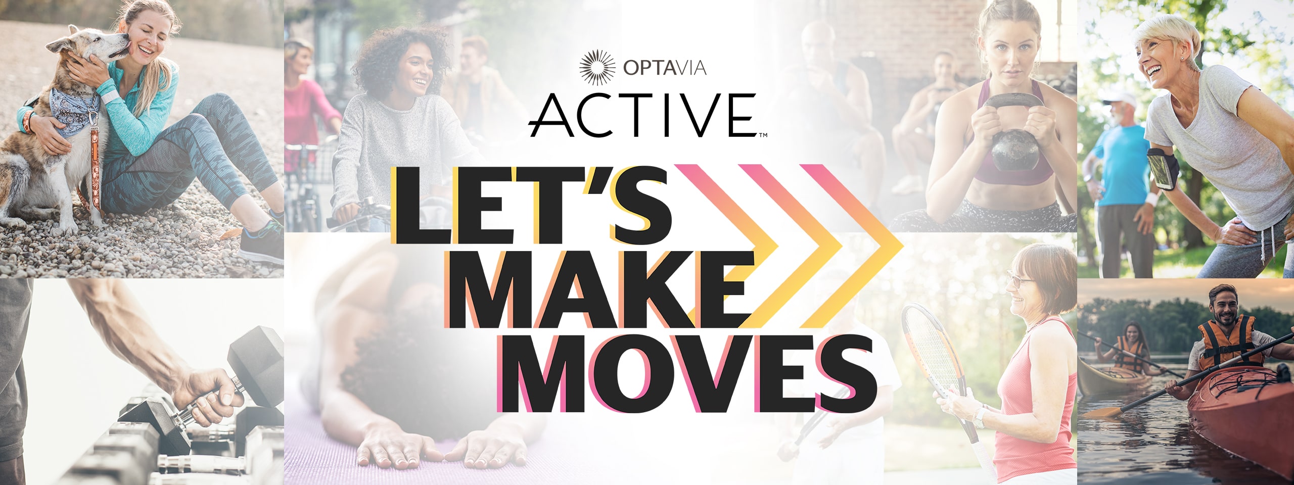 Optavia Active logo. Let's Make Moves.